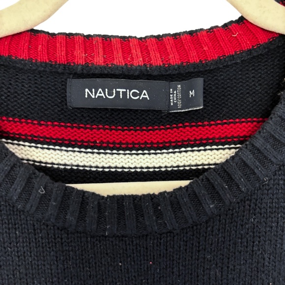 Men's Nautica Striped Sweater - Picture 3 of 3